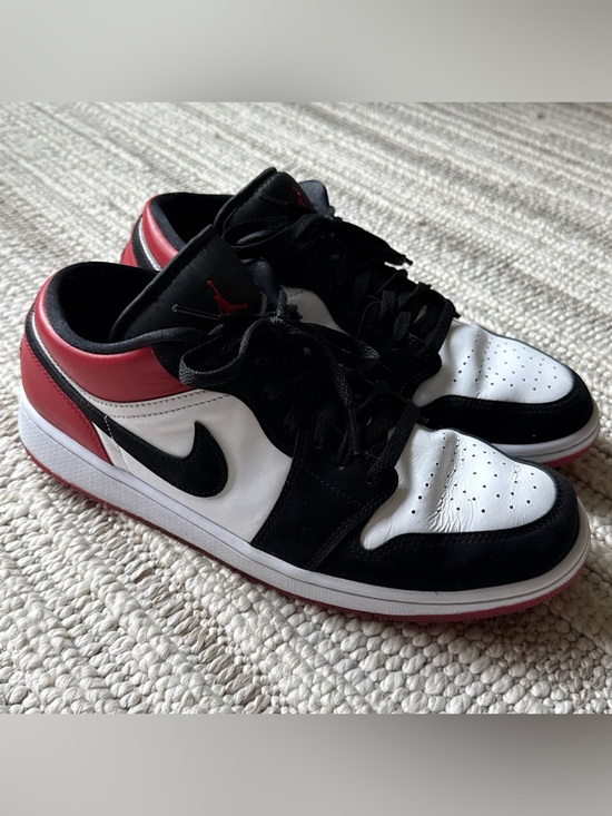 Nike Other - Nike Men's Sneakers Black White Red Low-Top